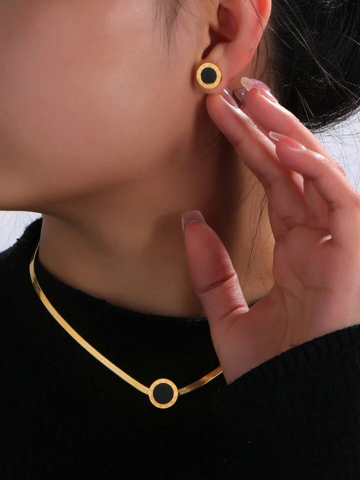Stainless Steel Chain Choker Necklace