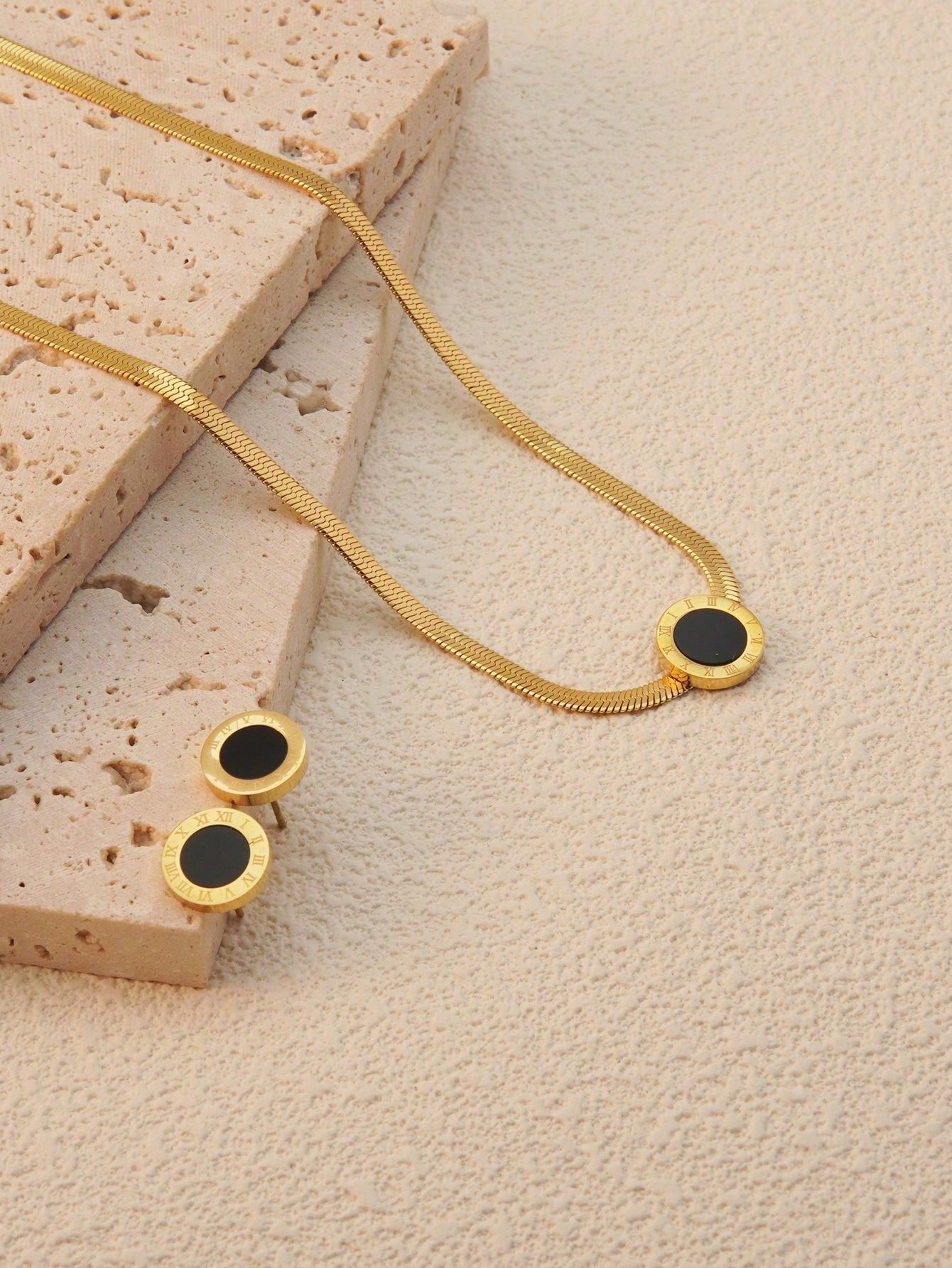 Stainless Steel Chain Choker Necklace