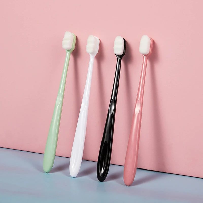 Nano toothbrush ultra soft with micro bristles for all ages