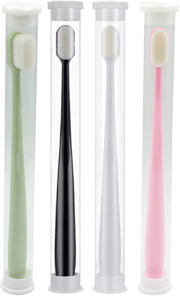 Nano toothbrush ultra soft with micro bristles for all ages