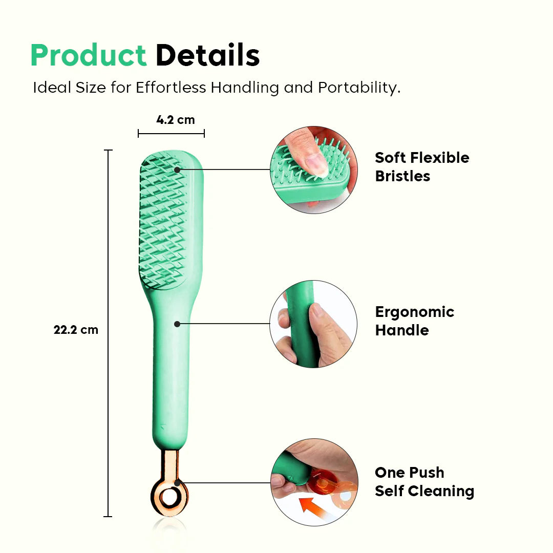 Self Cleaning Hair Brush