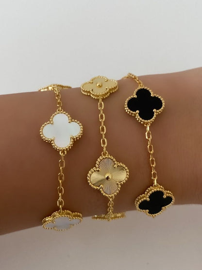 Stainless Steel Clover Bracelet