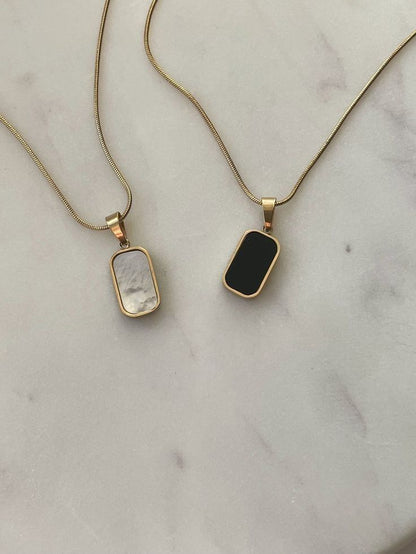 Modern Chic Rectangle Pendant