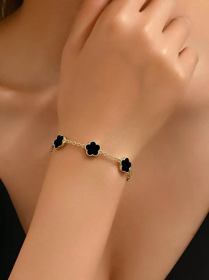 Stainless Steel Clover Bracelet